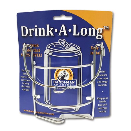 Handi-Man Marine Drink-A-Long Screw Mount Drink Holder 960026